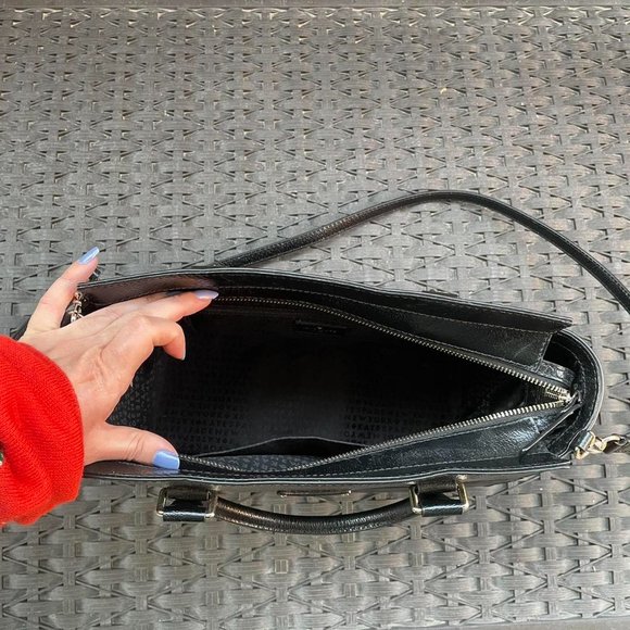 Kate Spade Lana Grove Street / Black Satchel Purse - Picture 3 of 4